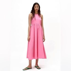 Pink Zara halter dress